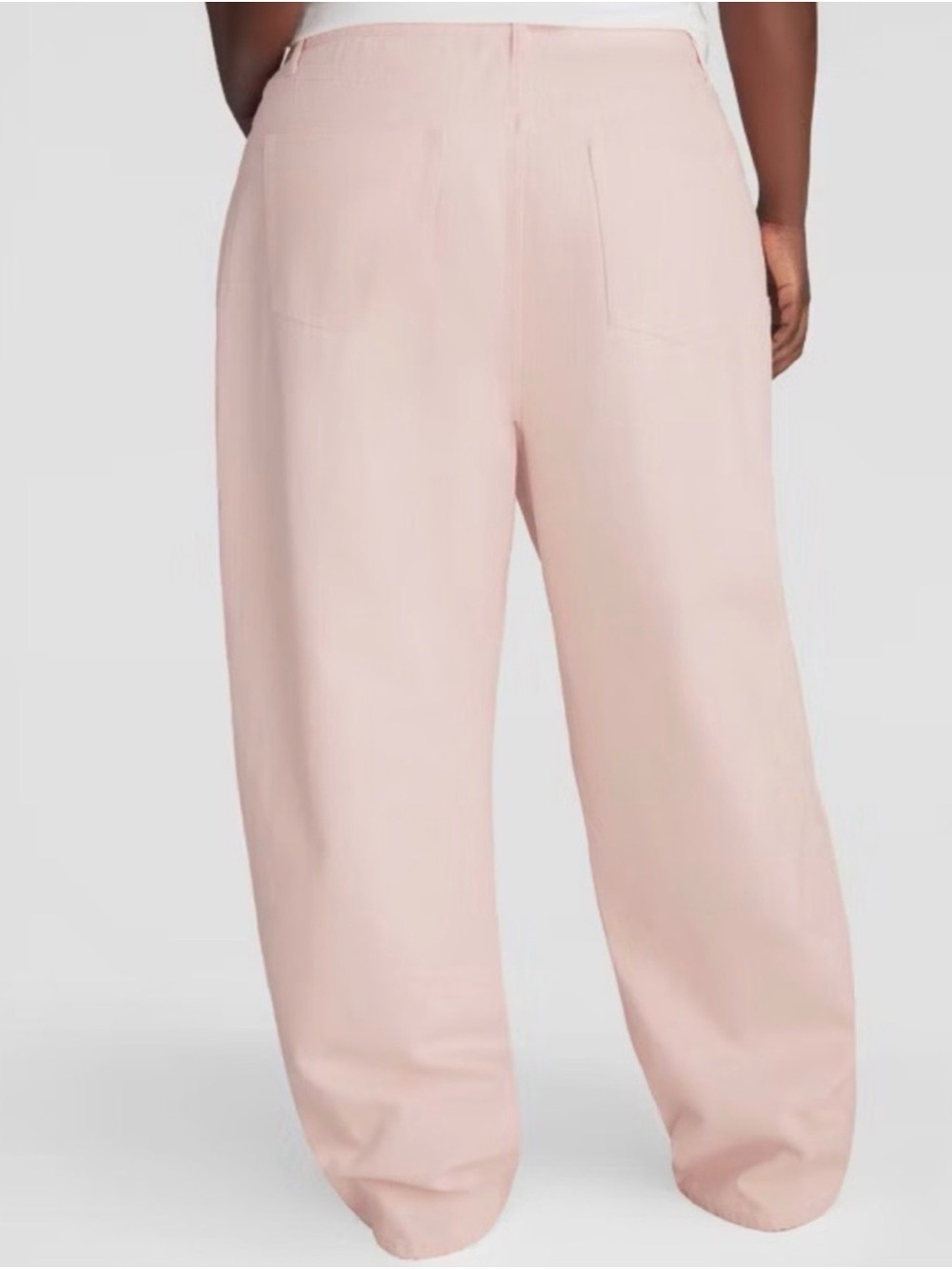 Kbb Wide-Leg Pull-On Pants in Light Pink